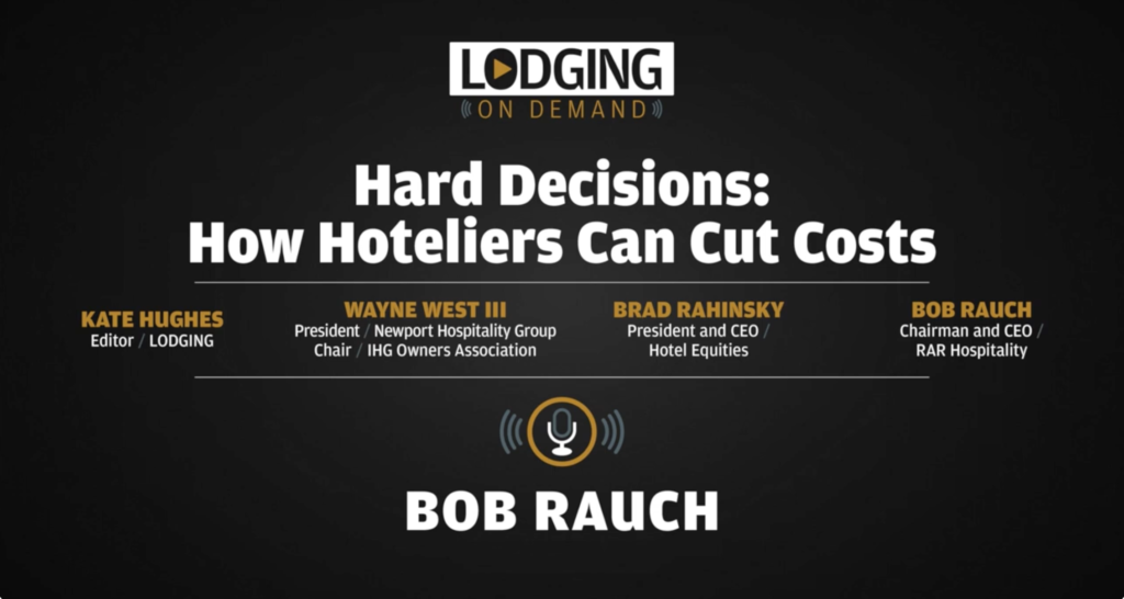 Lodging on demand - cutting hotel costs